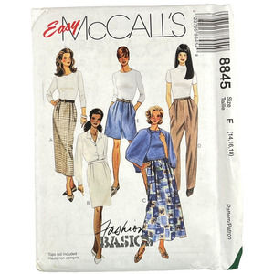 McCall's Sewing Pattern 8845 Size 14-18 Skirt Pants Shorts Uncut 1997 Vintage